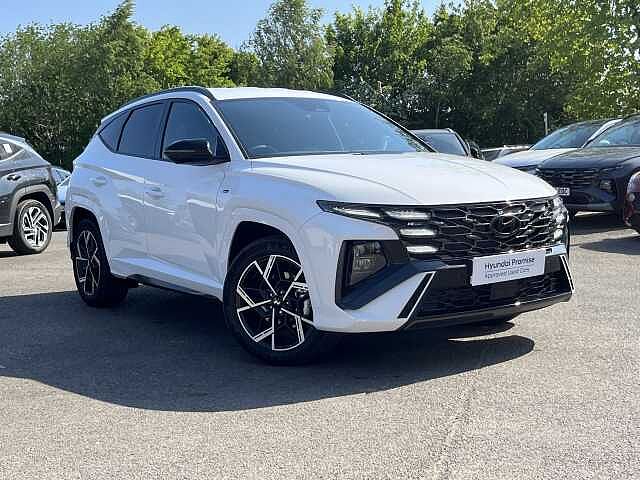 Hyundai TUCSON 1.6T 239 Hybrid N Line 5dr Auto White