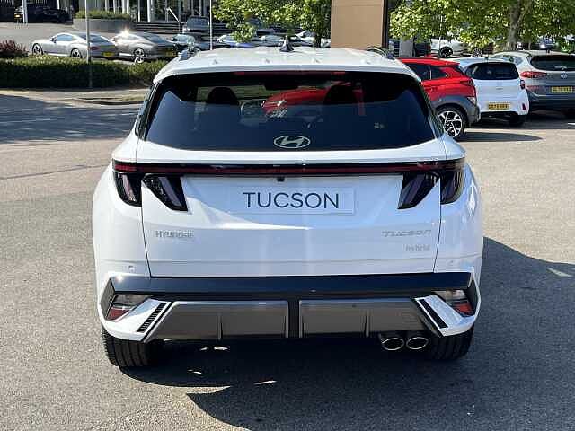 Hyundai TUCSON 1.6T 239 Hybrid N Line 5dr Auto White
