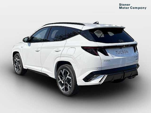 Hyundai TUCSON 1.6T 239 Hybrid N Line 5dr Auto White