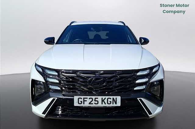 Hyundai TUCSON 1.6T Hybrid N Line 5dr Auto White
